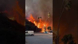 USA California fire#ਤੇਜ ਹਵਾ ਨਾਲ ਅੱਗ#California