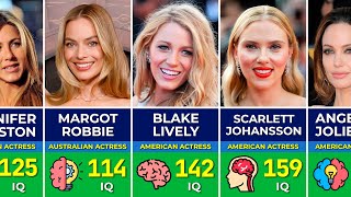 👧 Smartest Hollywood Actresses | Famous Actresses Ranked by IQ