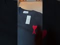 Alexandre Mattiussi AMI T-shirt in black #ami #alexandremattiussi #unboxing #tshirt