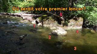 Pêche à la truite en ruisseau | Où serait votre premier lancer?