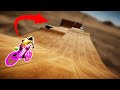 BIKING A SKATEPARK MEGA RAMP! (Descenders)