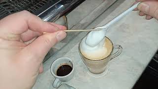 3D latte art( Кот из молочной пены)