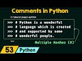 Comments in Python