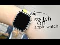How to Switch On Apple Watch (tutorial)
