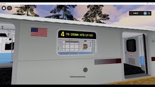 Roblox MTAoR: R142A 4 train From Woodlawn To Crown Heights-Utica Av