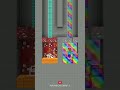 noob save rainbow guy from lava shorts minecraft noob