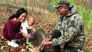 Reche \u0026 Everly’s first deer hunting experience and eating deer