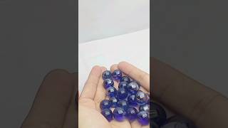 Reverse video Marbles 🌟Asmr blue marbles #youtubeshorts #marbleasmr