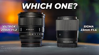 Sigma 23mm F1.4 vs Viltrox 27mm F1.2 | Which is the ULTIMATE APS-C Prime Lens?