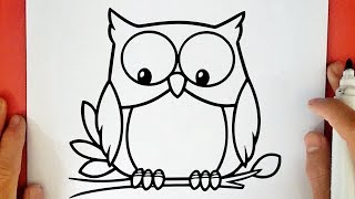 HOW TO DRAW AN OWL