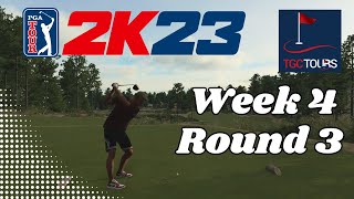 TOUGHEST CONDITIONS PGA2K23: TGC Tours Platinum Tour Week 4 Round 3 - Battling the Winds and Greens