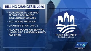 Polk County Health Department to stop billing private insurance Jan. 1