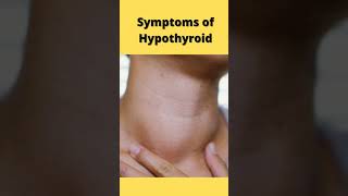 symptoms of Hypothyroid#shorts #shortvideo#thyroid