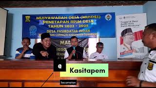 Musdes Penetapan RPJM DESA 2022-2028