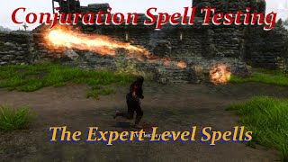 Conjuration Spell Mod Testing. The expert level spells