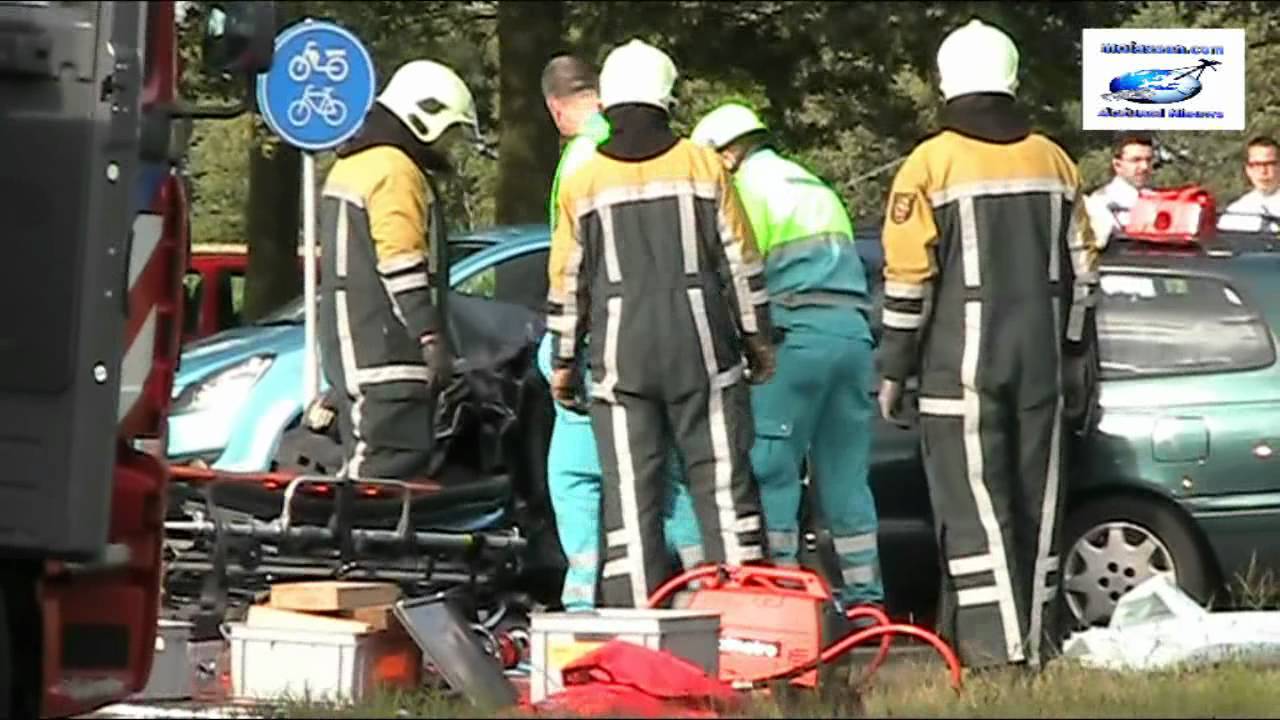 VideoRavage Na Verkeersongeval Op De Taarloerweg In Loon - YouTube