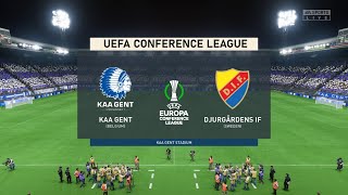 Gent vs Djurgardens | 2022-23 UEFA Europa Conference League | FIFA 23