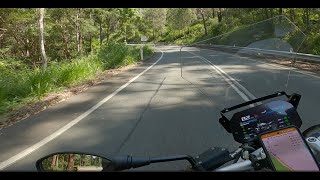 Motorcycle ride over Mt Mee to Woodford, GoPro Chin Mount Sound Check