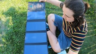 BigBlue 28w Solar Charger + Smart Power USB UNBOXING