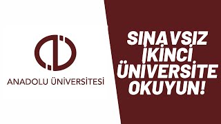 SINAVSIZ İKİNCİ ÜNİVERSİTE OKUYUN!  | AÖF nedir ? Kimler Başvurabilir? Avantajları Nelerdir?