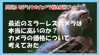 間違いだらけのカメラ機材選びch 「最近のミラーレスカメラは本当に高いのか？カメラの価格について考えてみた」