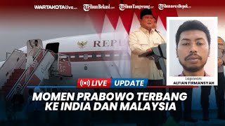 Pakai Kemeja Safari Coklat, Prabowo Lakukan Lawatan ke India dan Malaysia