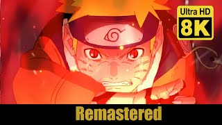 NARUTO 20th Anniversary Trailer 8K  (Remastered with Neural Network AI)