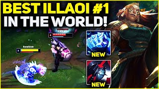 RANK 1 BEST ILLAOI IN THE WORLD AMAZING GAMEPLAY! | Season 13 League of Legends