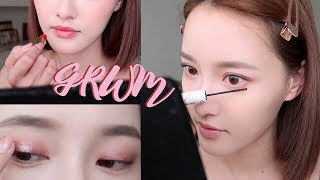 GRWM | 跟我一起聊天化妝吧 | 用新眼影盤化日常妝容