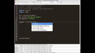 Basic Animation in Python 3 Part 1 Basic Principles
