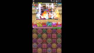 パズドラ 【第12回 チャレンジダンジョン Ｌｖ9 ノーコン】 ベジットPTでクリア！