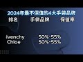 2024最保值手袋排名 這個品牌超越hermes登頂