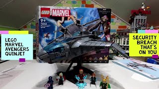 Lego Marvel 2023 Avengers Quinjet - Unboxing Building Comparing - Set 76248 Brilliant Minifigures