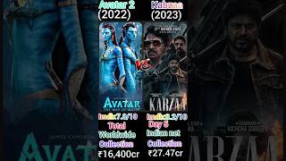 Avatar 2 V/s Kabzaa movie box office collection comparison #shortfeed