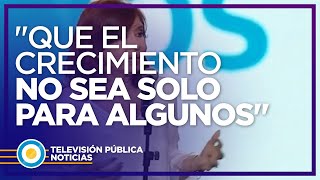 CFK en el acto del FdT en La Plata