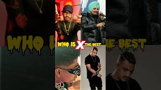 3 Best rappers & Sidhu moose balla¶"who is the best"¶#youtubeshorts #rap #emiway #sidhumoosewala.