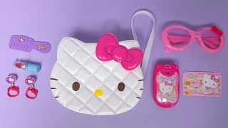 4 Minutes Satisfying With Unboxing Hello Kitty Shopping Beauty Set ASMR (No Music)