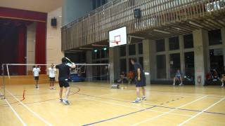 20120902孚瑪羽球隊SAM+耀謙VS小黑+ALEX