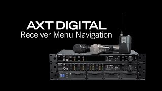 【AXT Digital トレーニング】AXT Digital受信機のセットアップメニュー操作手順