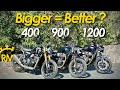 Triumph SPEED 400 vs 900 vs 1200  [QuickTest#36]