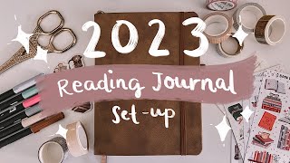 READING JOURNAL • 2023 Setup + January Spreads 📔✂️
