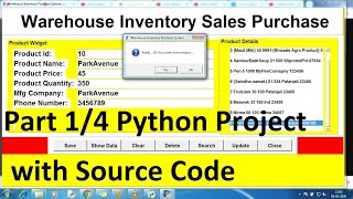 Python Projects For Beginners With Source Code Using Database | Python Projects | Python CRUD part 1
