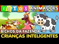 ANIMAIS DA FAZENDA - CRIANÇAS INTELIGENTES AEIOU - FOTOS E ANIMAÇÕES