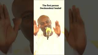 The first person Omukama Ruhanga Owobusobozi Bisaka healed is called ……