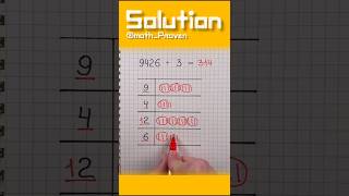 Mind-Blowing Division Trick 🤯 | Easy Way to Divide Numbers Visually#mathtricks #learnmath #education