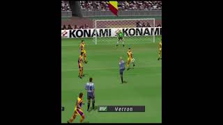 It went in eventually #shorts #pes #retrogaming