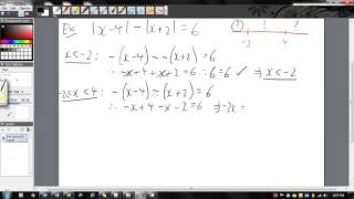 Modulus - solving harder equations