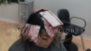 Partial Highlights Hair Tutorial
