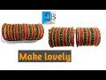 how to make bangles at home | Red and Green Bangles Set | Glass Bangles set !!