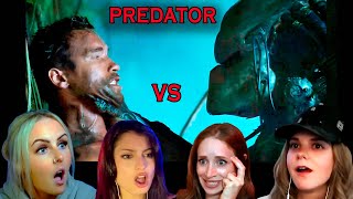 DUTCH vs PREDATOR FIGHT Reaction Mashup in Predator Movie (1987) | Movie Reaction